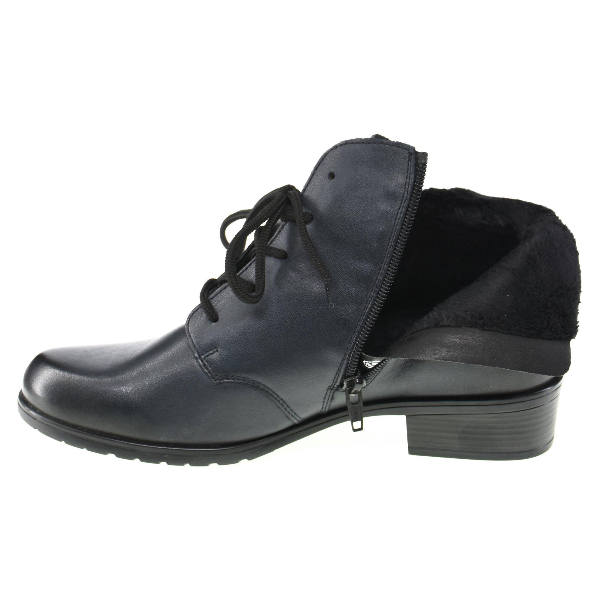 Ботинки осенние женские Remonte р. 37 Темно-синий (056100-37) - фото 6