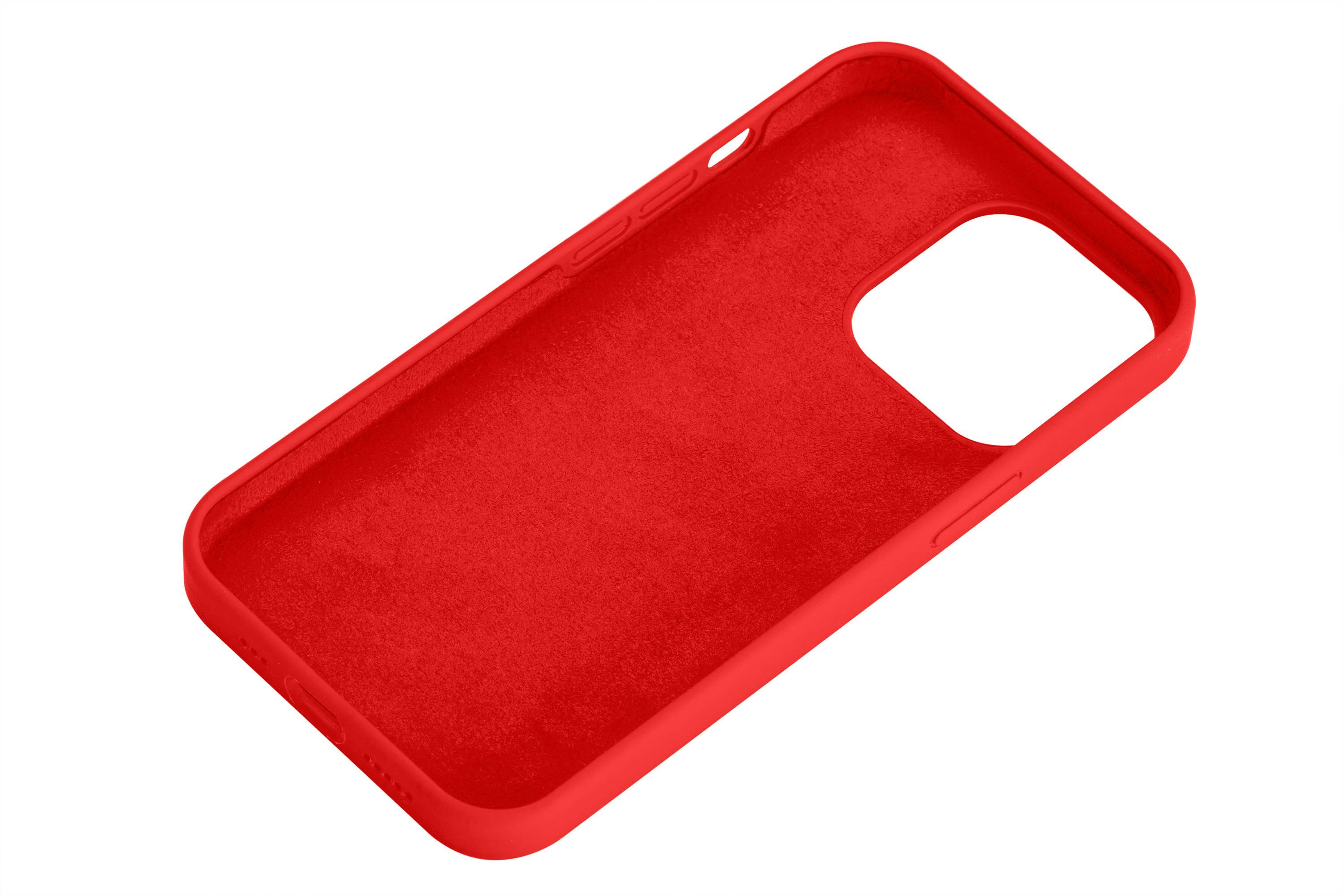 Чохол 2E Basic для Apple iPhone 14 Pro, Liquid Silicone, Red (ERC-2E-IPH-14PR-OCLS-RD) - фото 2