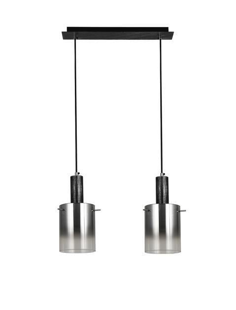 Підвісний світильник Valeso G 07459/2L матовий 40W Чорний/Хром (28686344)