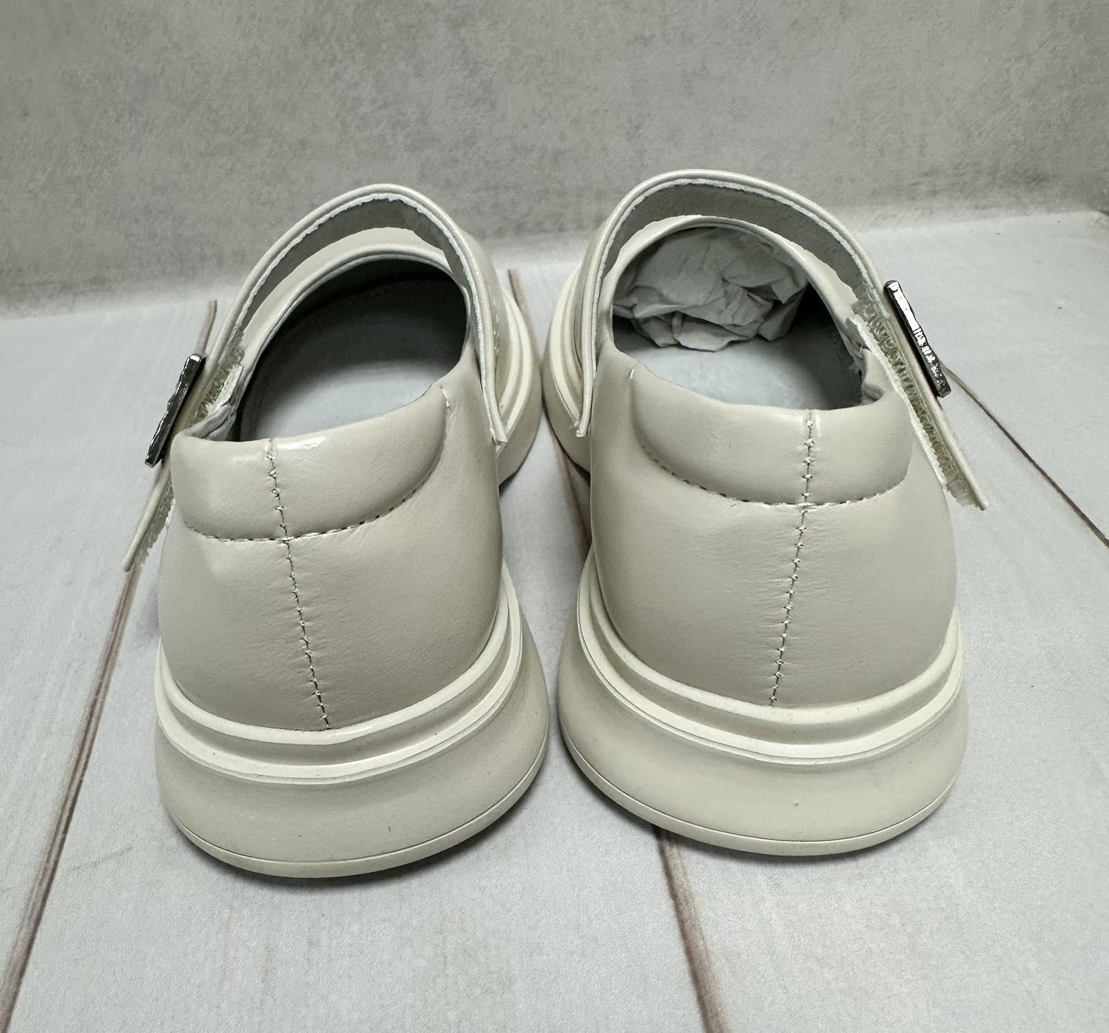 Туфлі шкіряні дитячі Apawwa для дівчинки р. 31 19,6 см Бежевий - фото 3