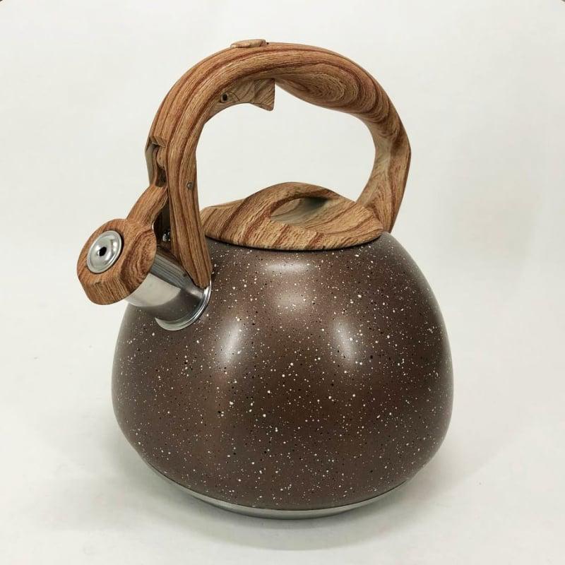 Чайник Unique UN-5306 со свистком 2,7 л Brown (tf5895) - фото 2 Чайник Unique UN-5306 со свистком 2,7 л Brown (tf5895) - фото 2