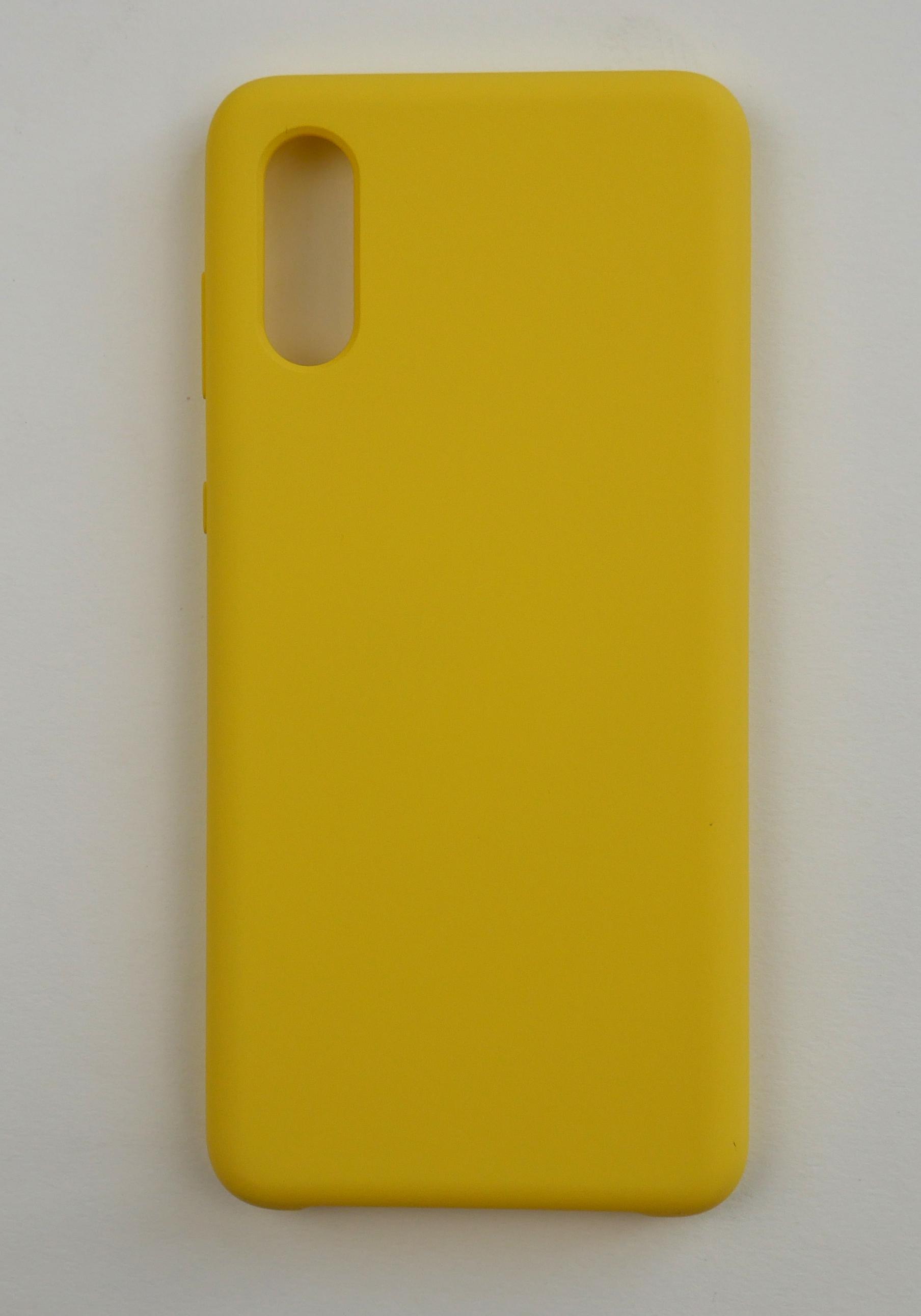 Чехол Jelly Silicone Case Samsung A02/M02 Yellow (4)