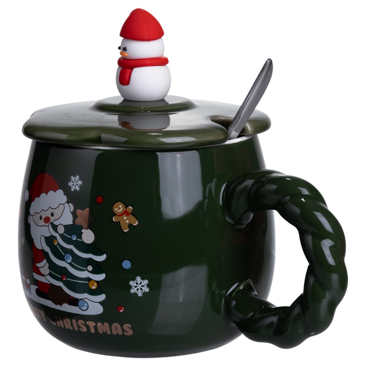 Чашка порцелянова Winter's Tale з кришкою 400 мл (FM-CS-20D) - фото 4 Чашка порцелянова Winter's Tale з кришкою 400 мл (FM-CS-20D) - фото 4