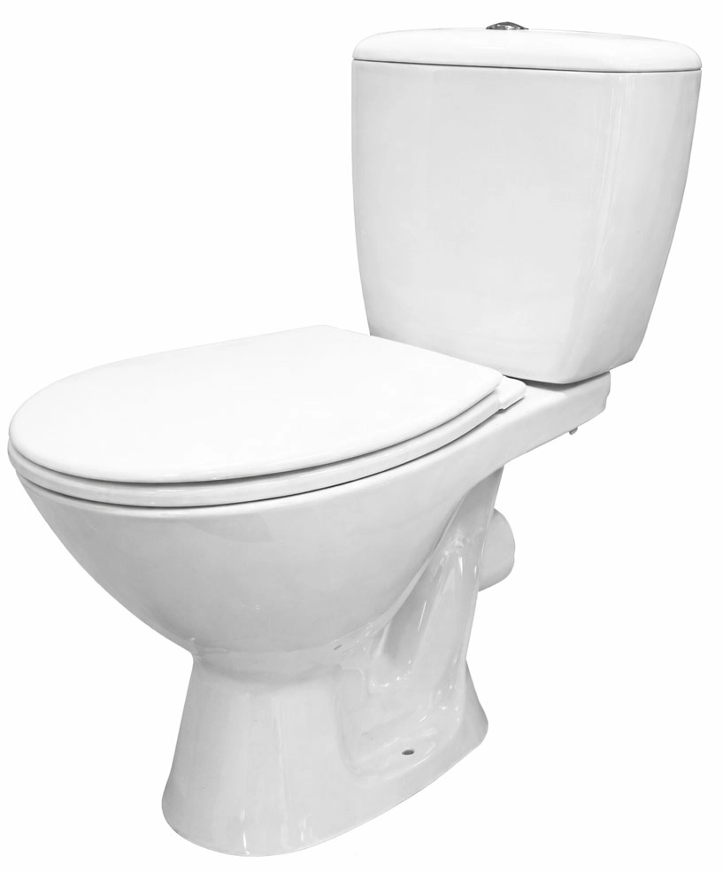 Унитаз-компакт Cersanit 767 KORAL 011 с крышкой полипропилен и металлической крепью 3/6 л (000024282)