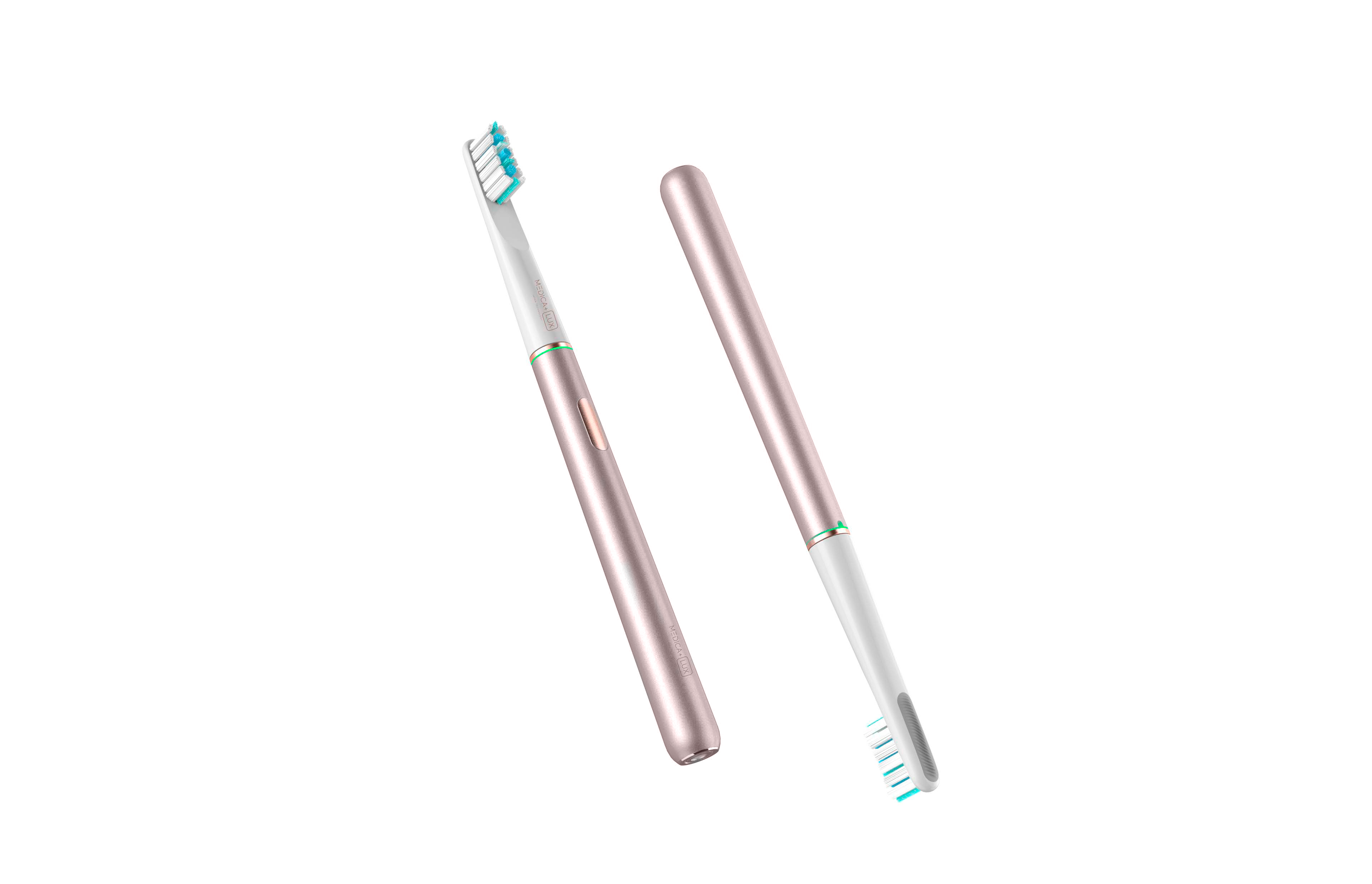 Елетрична зубна щітка звукова відбілююча MEDICA+ LUX 10Х Portable Rose Gold (50998) - фото 6