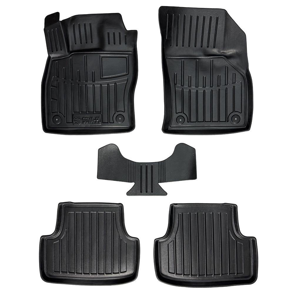 Коврики в салон SOVA-PL для Volkswagen Golf VII 2012-2020 резиновые 5 шт. Черный (28800513)
