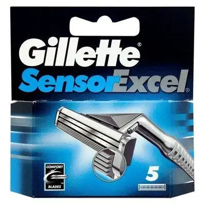 Лезвия для бритья Gillette Sensor Excel 5 шт. (L2IlY4)