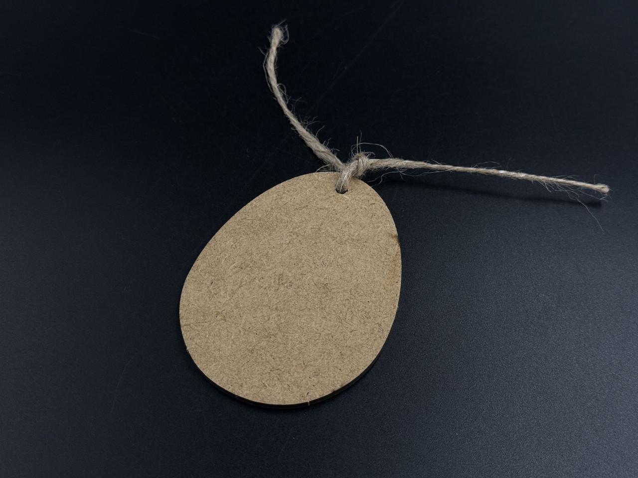 Заготівка-підвіска для рукоділля Пасхальне яйце з принтом пасхальні яйця під декупаж і розпис 8х6 см Різнокольоровий (XV-010) - фото 3 Заготівка-підвіска для рукоділля Пасхальне яйце з принтом пасхальні яйця під декупаж і розпис 8х6 см Різнокольоровий (XV-010) - фото 3