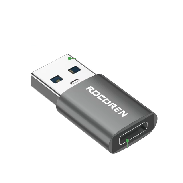 Адаптер Rocoren OTG USB A 3.0 -Type C (RCZAP-SR0G)