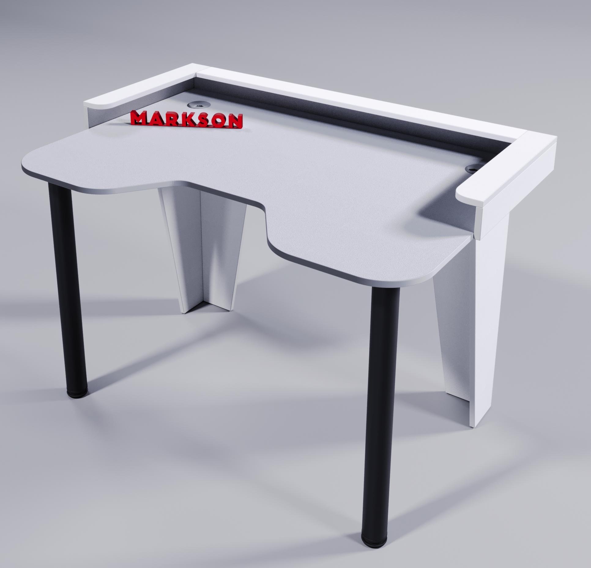 Компьютерный стол игровой STALKER-PRO Белый (MS901-1 білий)