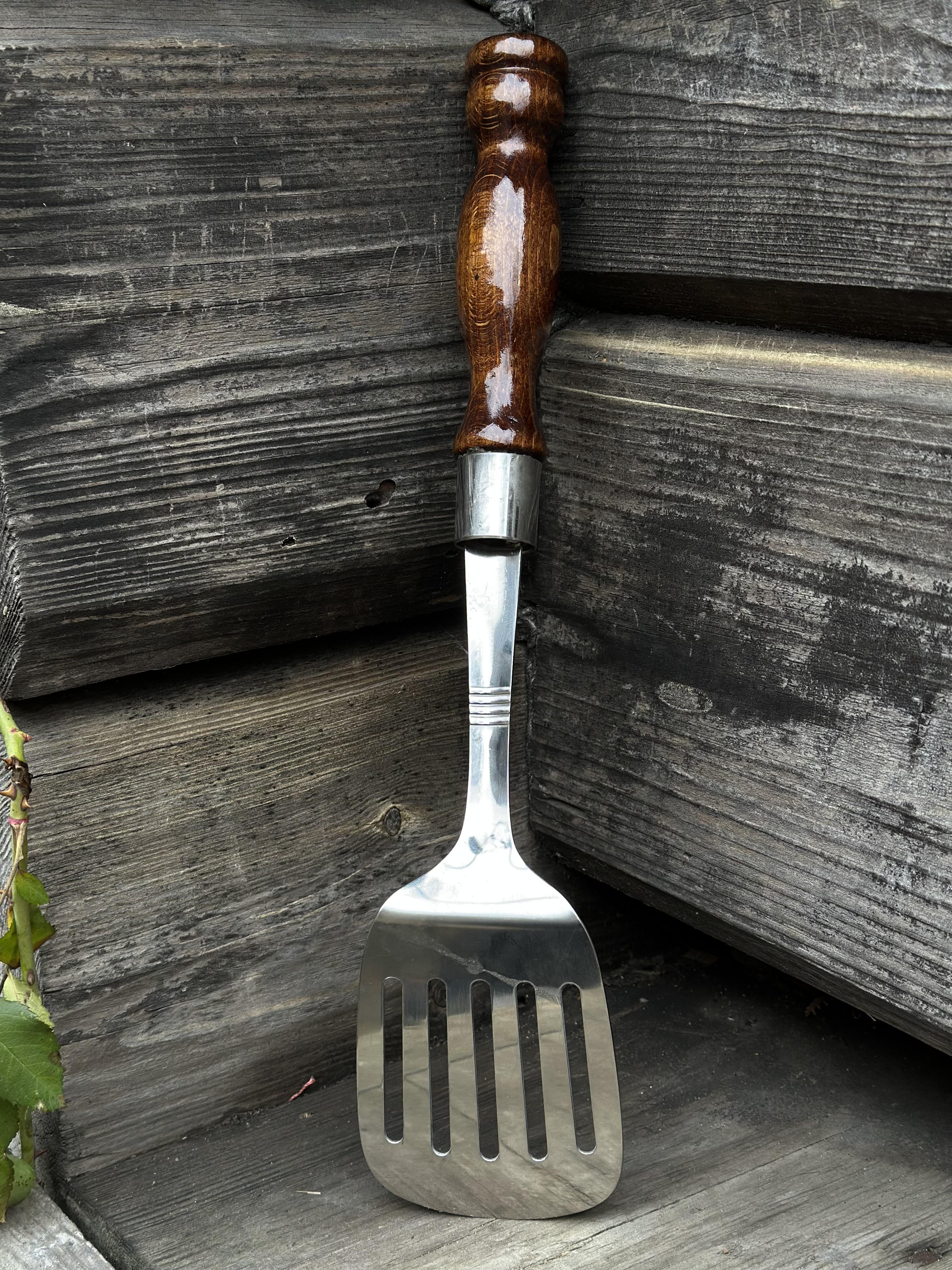 Лопатка для гриля Reckless из нержавеющей стали 36 см - фото 7 Лопатка для гриля Reckless из нержавеющей стали 36 см - фото 7