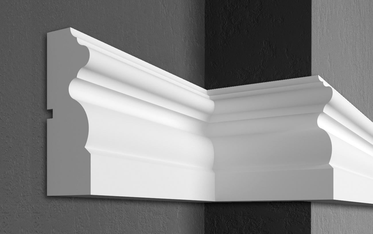 Карниз Prestige decor MC 138 без покрытия 190x65 мм 2000 мм (12370315)