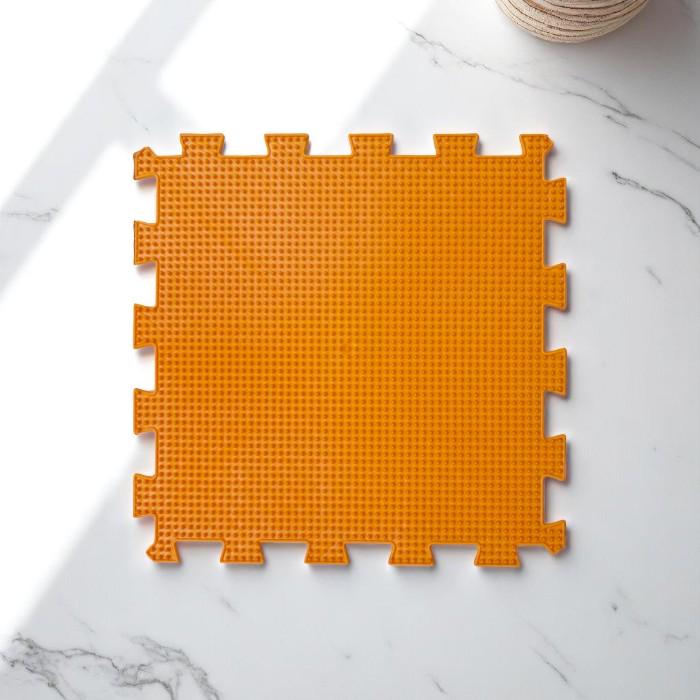Килимок масажний пазл травичка Помаранчевий - фото 2 Килимок масажний пазл травичка Помаранчевий - фото 2