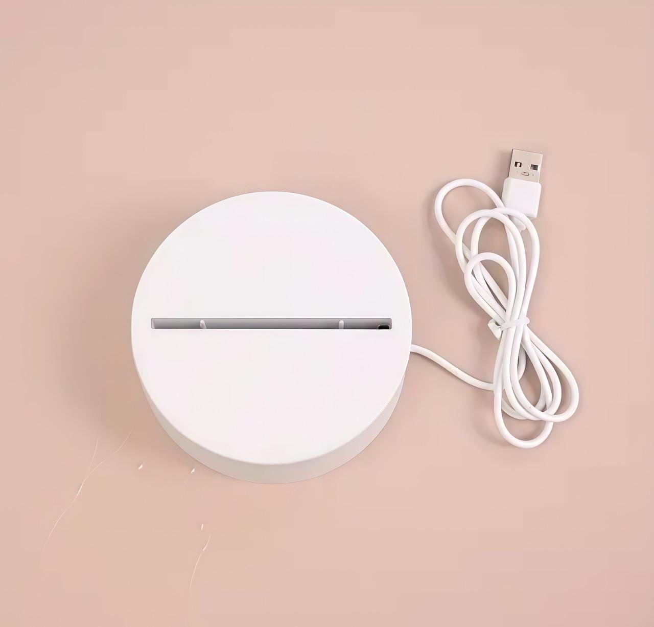 Нічник-лампа 3D LED Кохання дельфінів з підсвіткою LOVE (2691725789) - фото 2