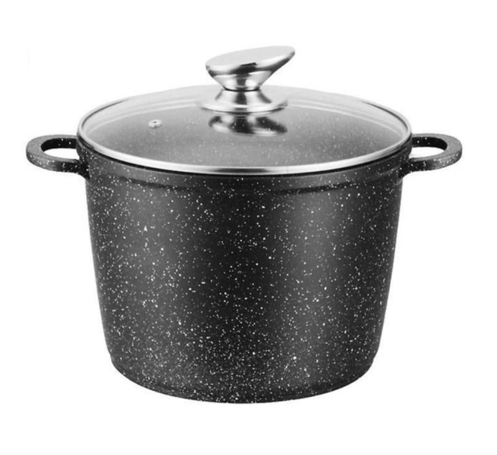 Глубокая кастрюля Edenberg со стеклянной крышкой 6,2 л (EB-1171)