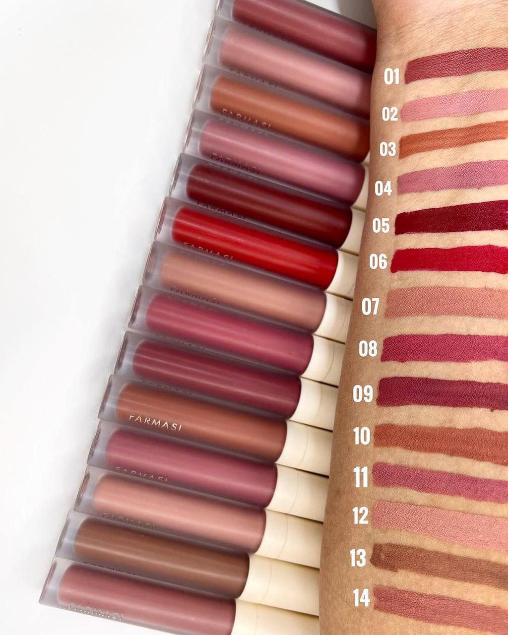 Помада рідка матова Farmasi 01 Perfect Rose 4 г (77627827) - фото 8 Помада рідка матова Farmasi 01 Perfect Rose 4 г (77627827) - фото 8