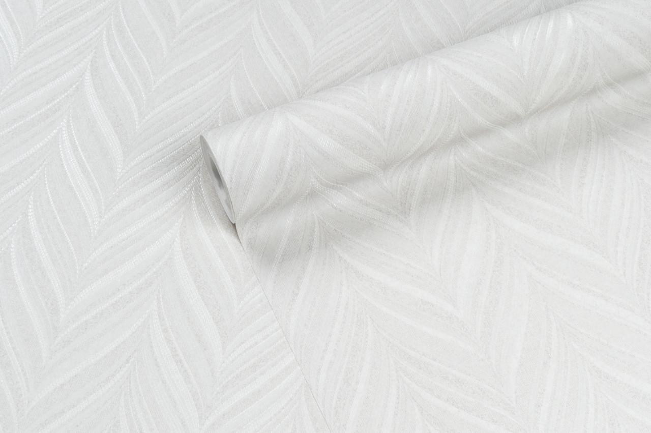 Обои флизелиновые LS Vinil LS Vinil Ariya ТФШ 2-1438 винил горячего тиснения 1,06х10,05 м Молочно-серый