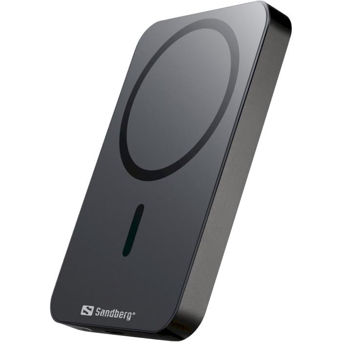 Повербанк Sandberg Magnetic Wireless 5000 mAh 20W Black (420-96)