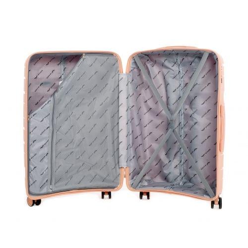 Валіза пластикова Wings PP08 середня Рожевий - фото 7 Валіза пластикова Wings PP08 середня Рожевий - фото 7