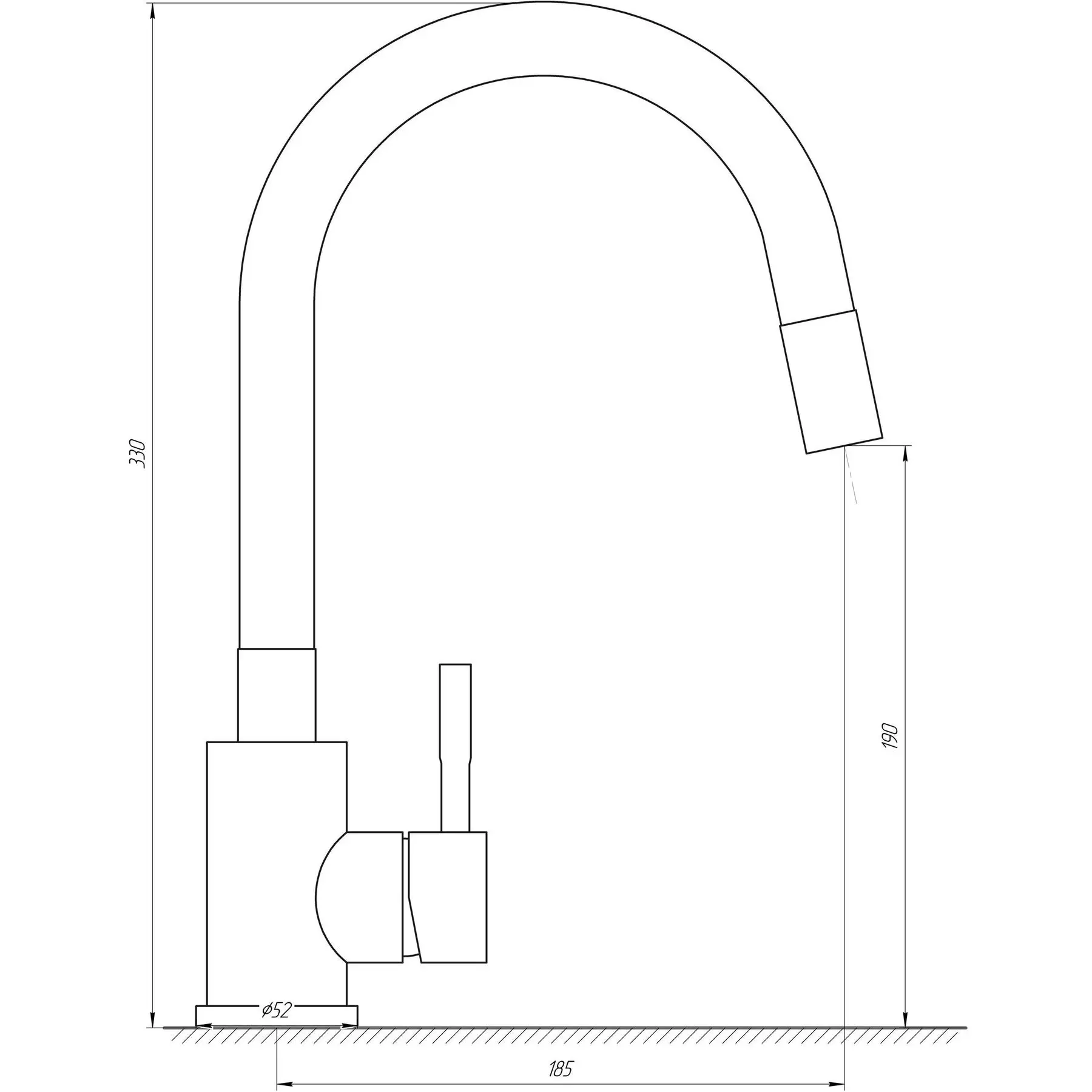Смеситель для кухни MixMIRA ALPEN MS1-203SG (GSR-000018637) - фото 5 Смеситель для кухни MixMIRA ALPEN MS1-203SG (GSR-000018637) - фото 5