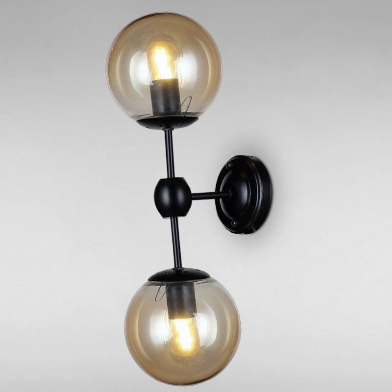 Бра настенное Light House LS-13173-2 BK на две лампы Черный