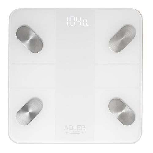 Весы разумные Adler AD 8186 Tuya 10 профилей и анализ состава тела White