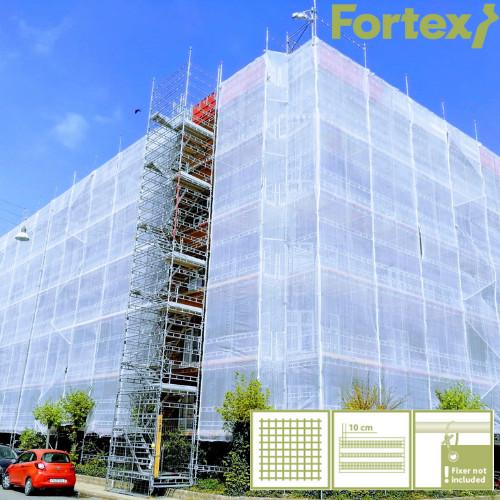 Армована плівка Fortex для будівельних риштувань 2х45 м 180 г/м2 Прозорий (8915001) - фото 9