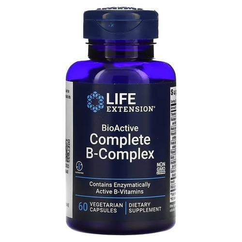 Комплекс витаминов группы В Life Extension BioActive Complete B-Complex 60 Capsules (LEX-19456)