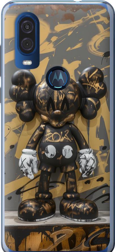 Чохол на Motorola One Vision Bronze kaws (6097u-1782-42517)