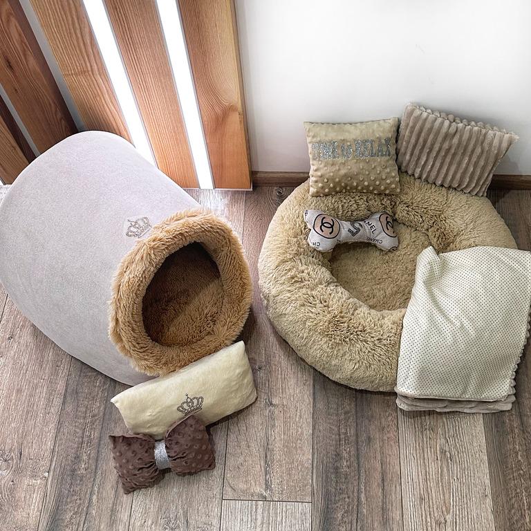 Будиночок для собак Amore mio Cane до 4 кг 42х42х45 см (ЕН-0040) - фото 5