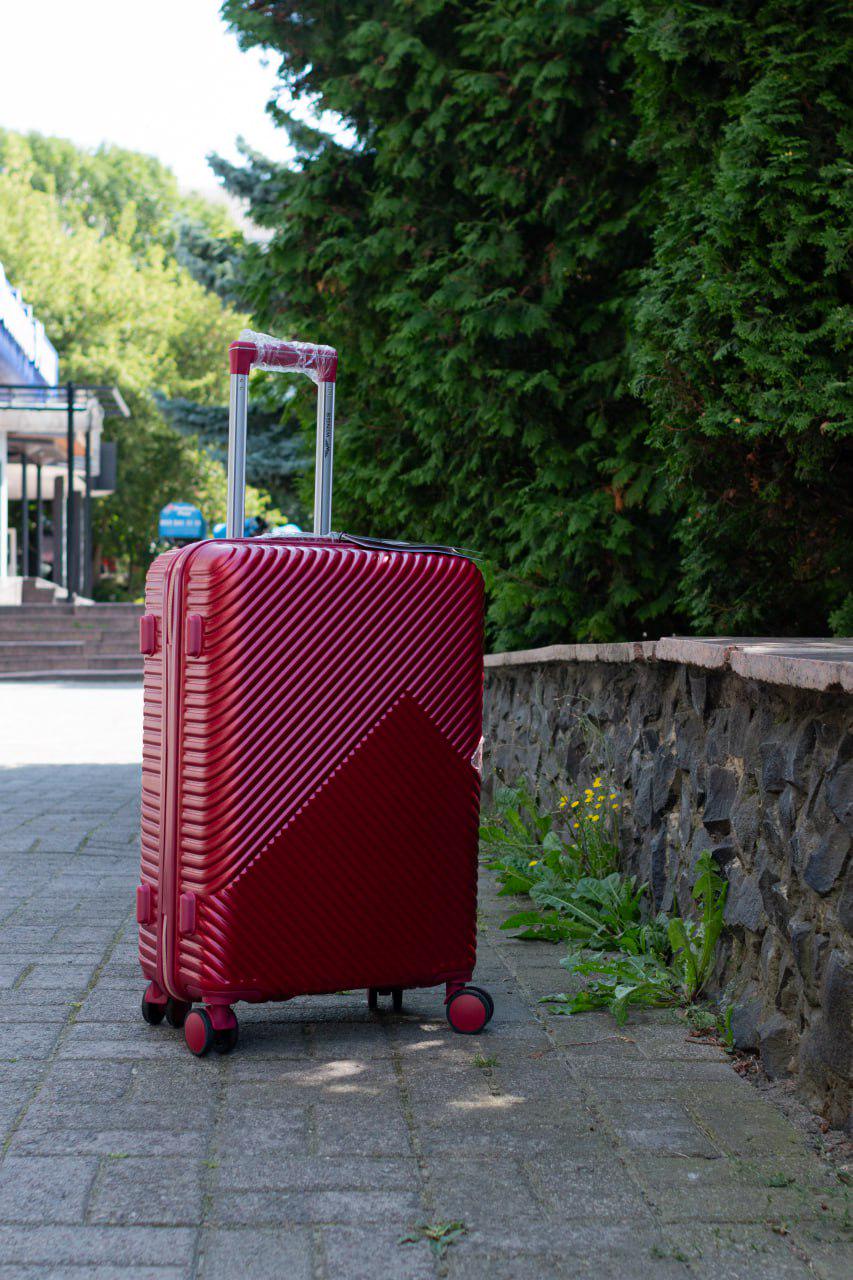 Чемодан пластиковый Wings WN-01 S Красный (11881148) - фото 6 Чемодан пластиковый Wings WN-01 S Красный (11881148) - фото 6