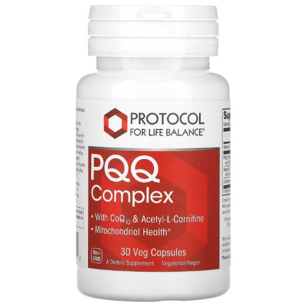 Натуральний антиоксидантний комплекс PQQ Protocol for Life Balance PQQ Complex 30 вег. капс. (23712972)