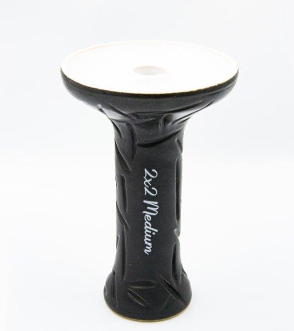 Чаша для кальяна 2х2 Medium Chaos White (14595)
