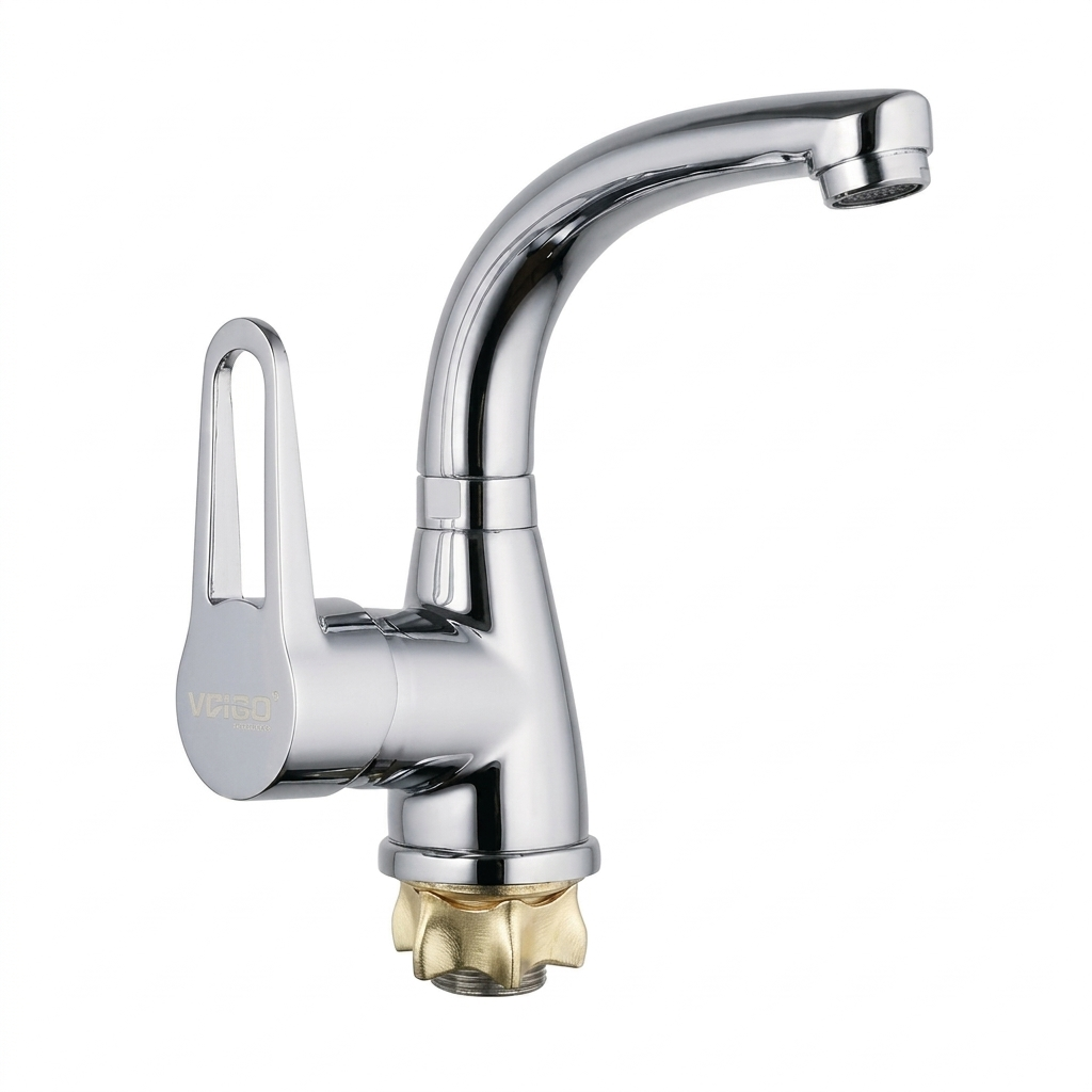 Змішувач для раковини MIXXUS SOP1-045 одноважільний Хром (MI6498)