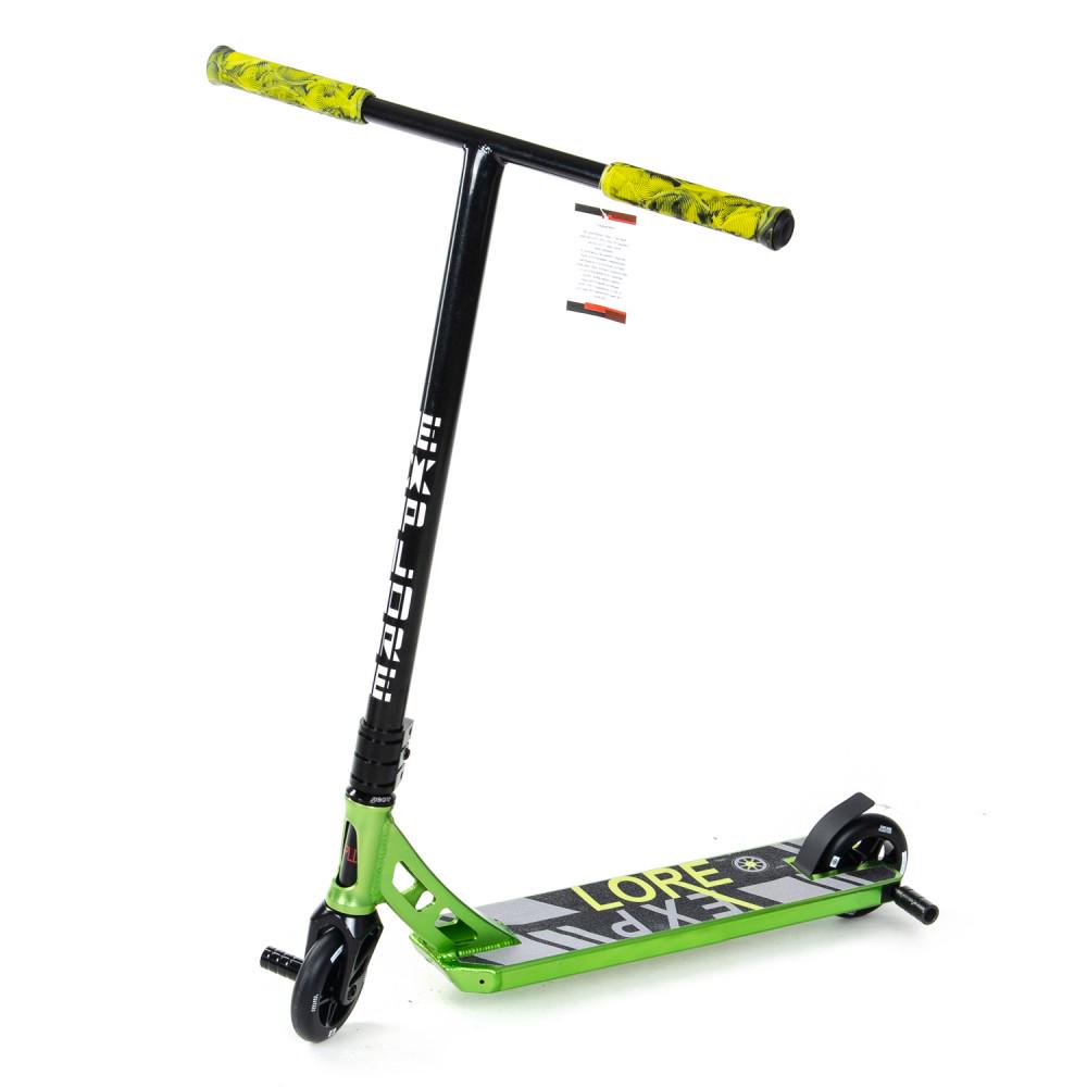 Самокат трюковый Explore Galant + пеги Зеленый