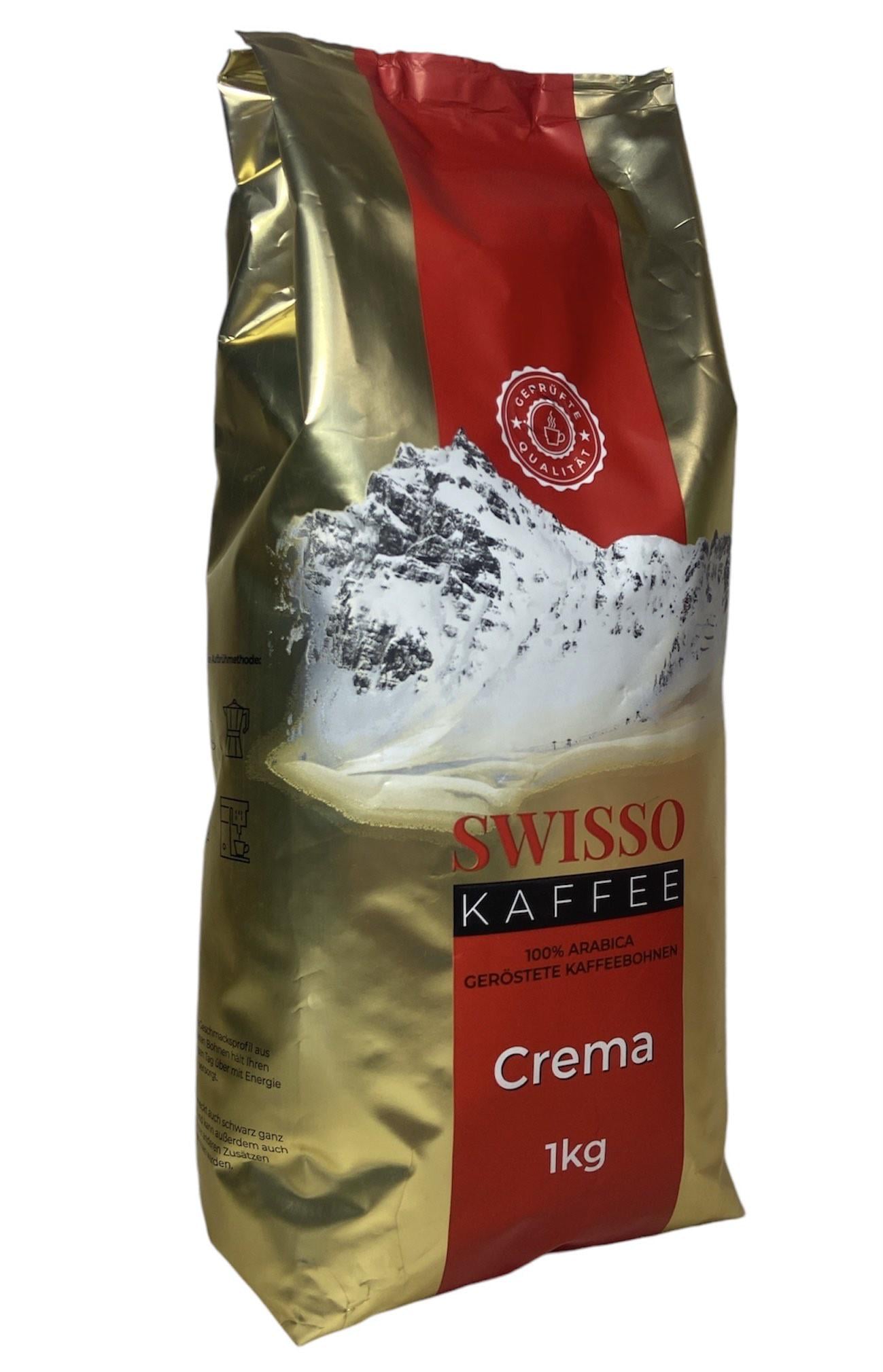Кофе Swisso Crema зерно 1 кг (59463)