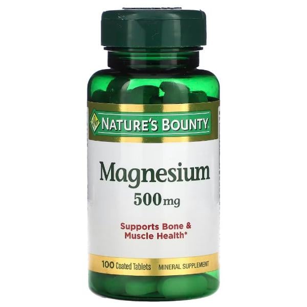 Магний Nature's Bounty Magnesium 500 мг 100 табл. (000021683) Магний Nature's Bounty Magnesium 500 мг 100 табл. (000021683)