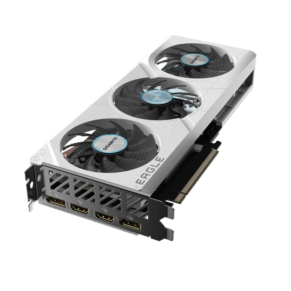 Видеокарта Gigabyte nVidia RTX4060 8 ГБ GDDR6/17000 МГц (GV-N4060EAGLEOC ICE-8GD) - фото 4