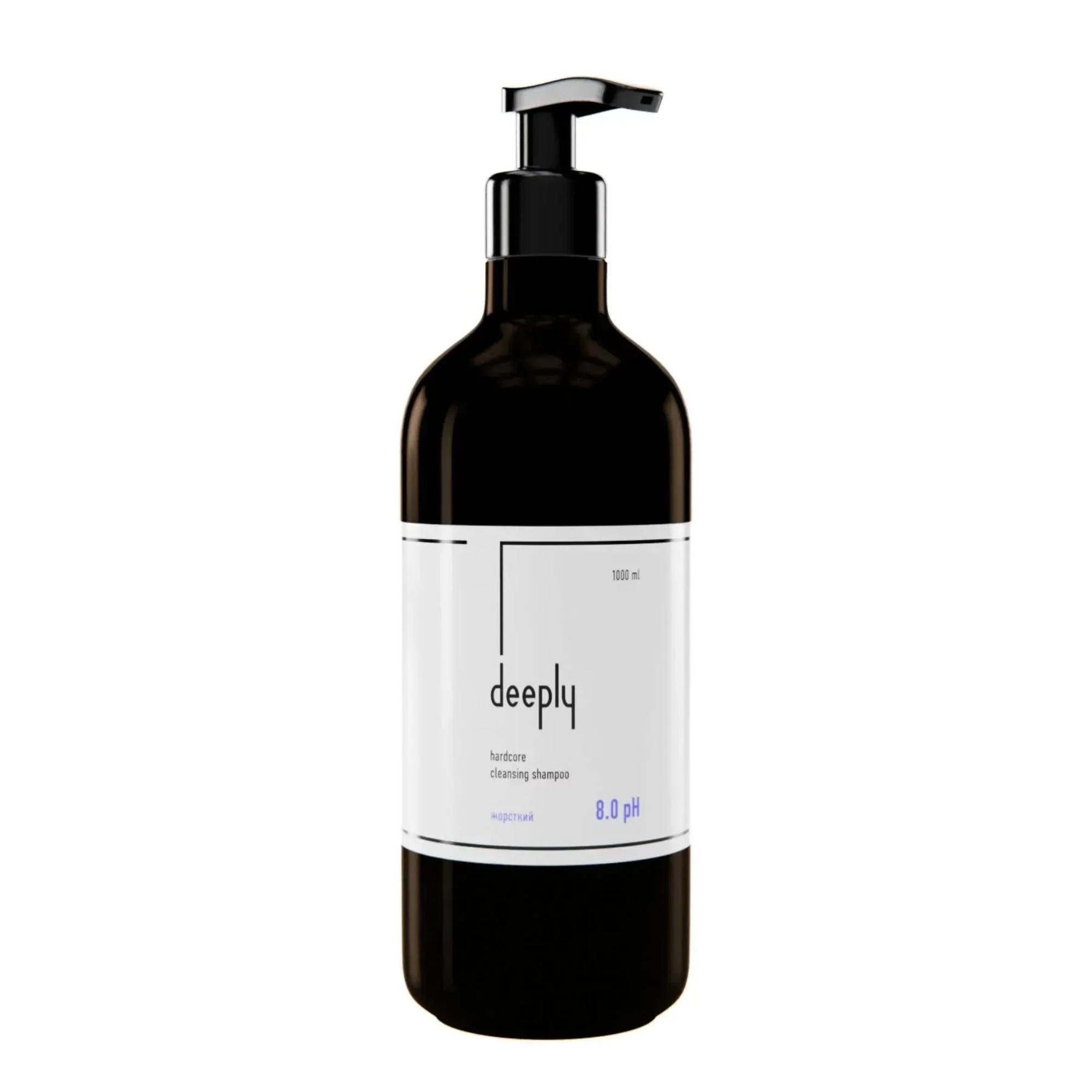Шампунь глубокого очищения жесткий deeply Hardcore Cleansing Shampoo pH 8.0 1000 мл