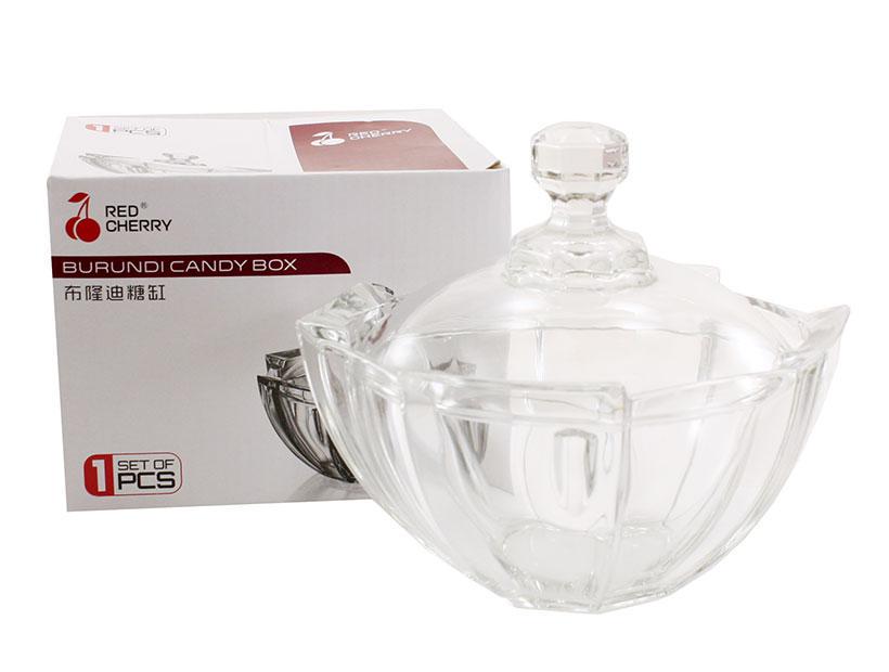 Сахарница стеклянная Ristal 700 мл (TG518)