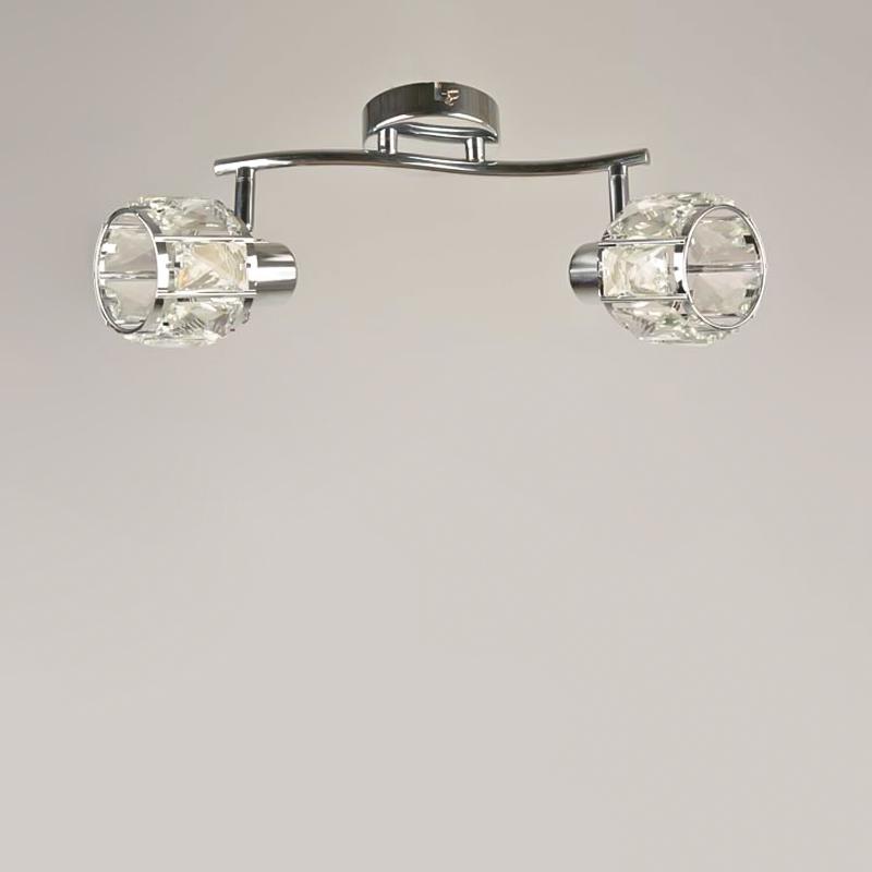 Люстра стельова Light House SRS-16075/2 на дві лампи Хром