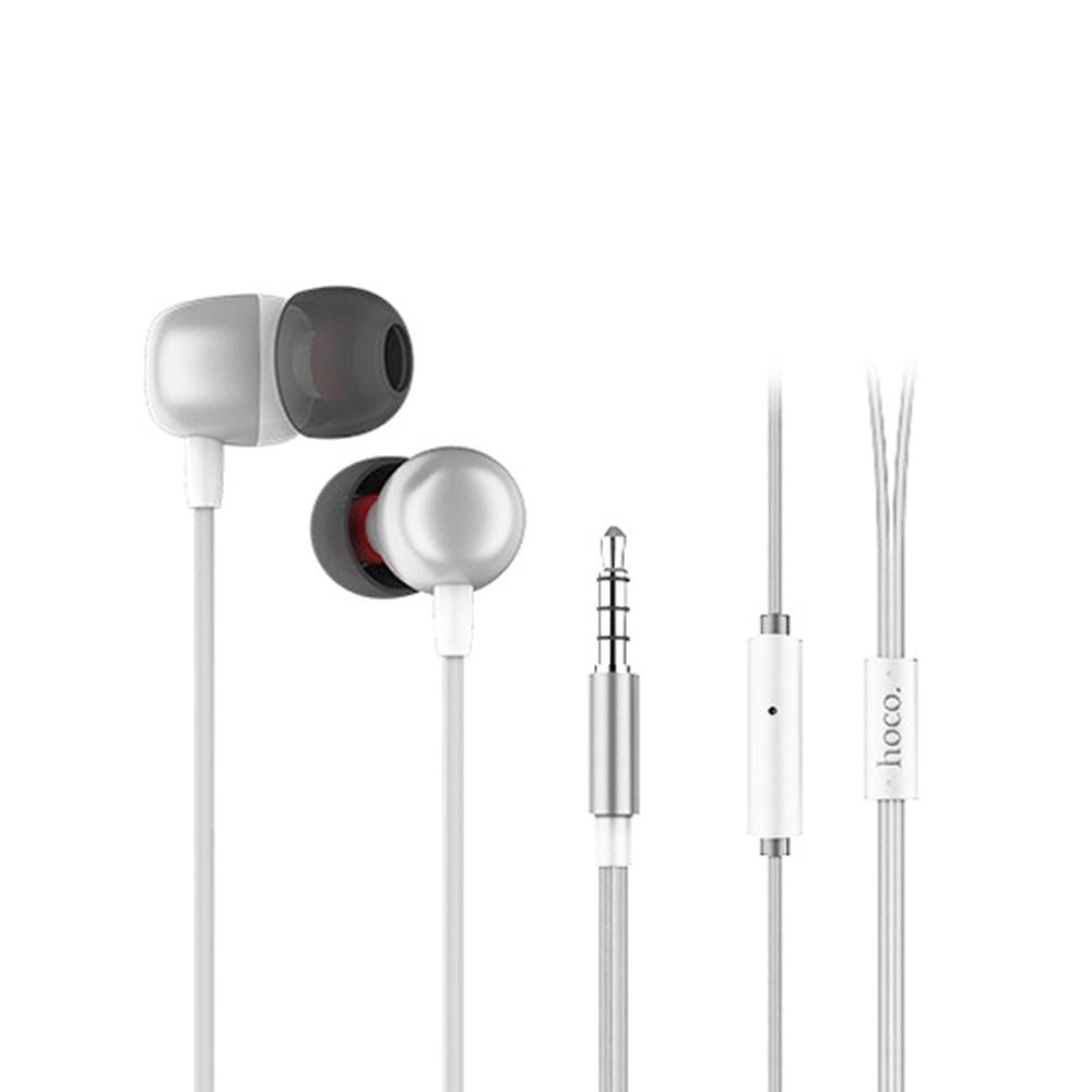 Наушники Hoco M31 Delighted с микрофоном Silver (01742)