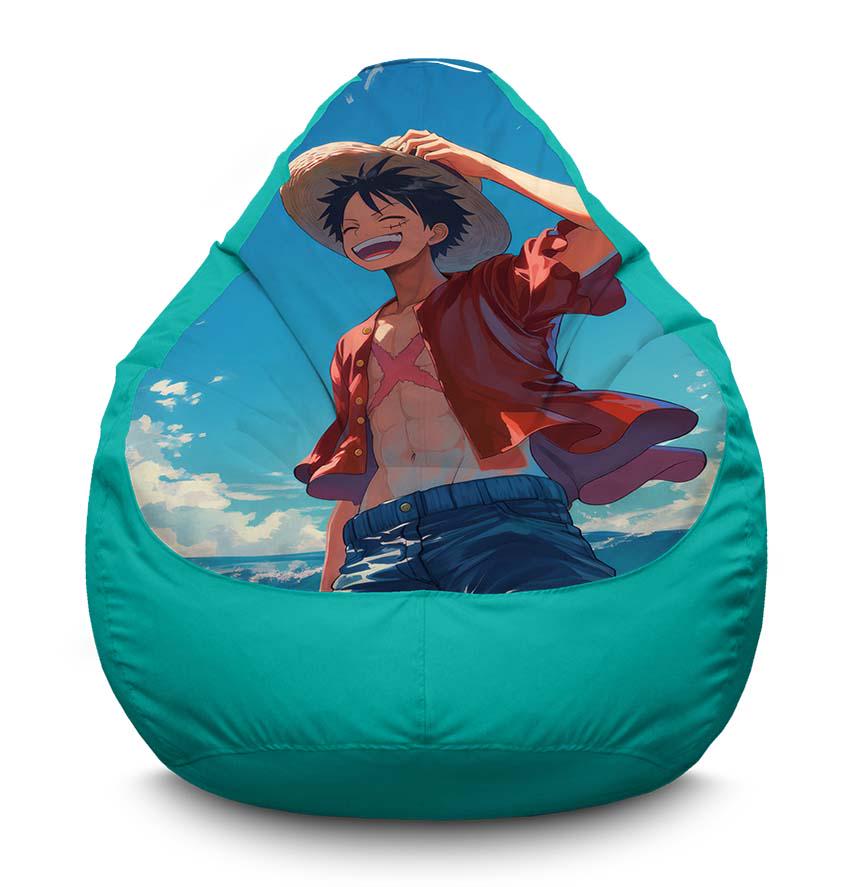 Кресло-мешок iPuff Luffy One Piece оксфорд XL 80x110 см Бирюзовый (116953) Кресло-мешок iPuff Luffy One Piece оксфорд XL 80x110 см Бирюзовый (116953)