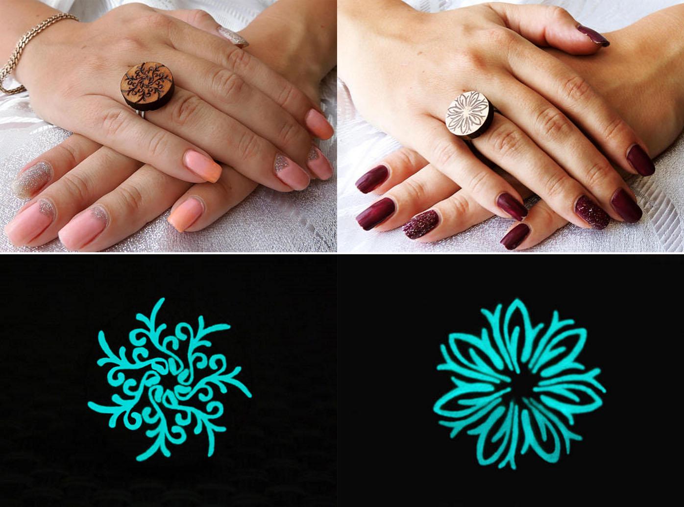 Фарба люмінесцентна Altey Wood світиться для дерева 1 кг Класичний з блакитним світінням - фото 6