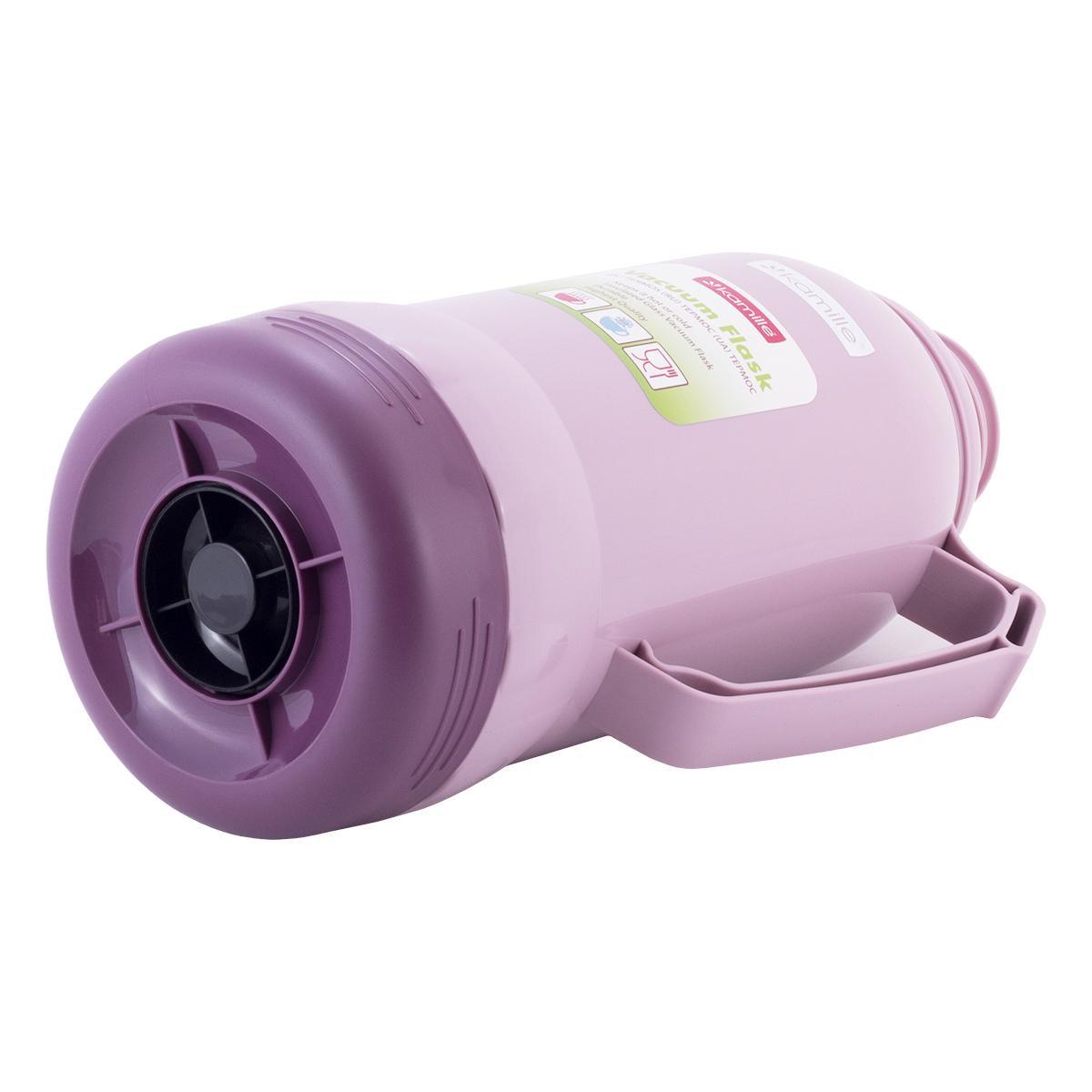 Термос Kamille 1800 мл зі скляною колбою Фіолетовий (8431444) - фото 5 Термос Kamille 1800 мл зі скляною колбою Фіолетовий (8431444) - фото 5