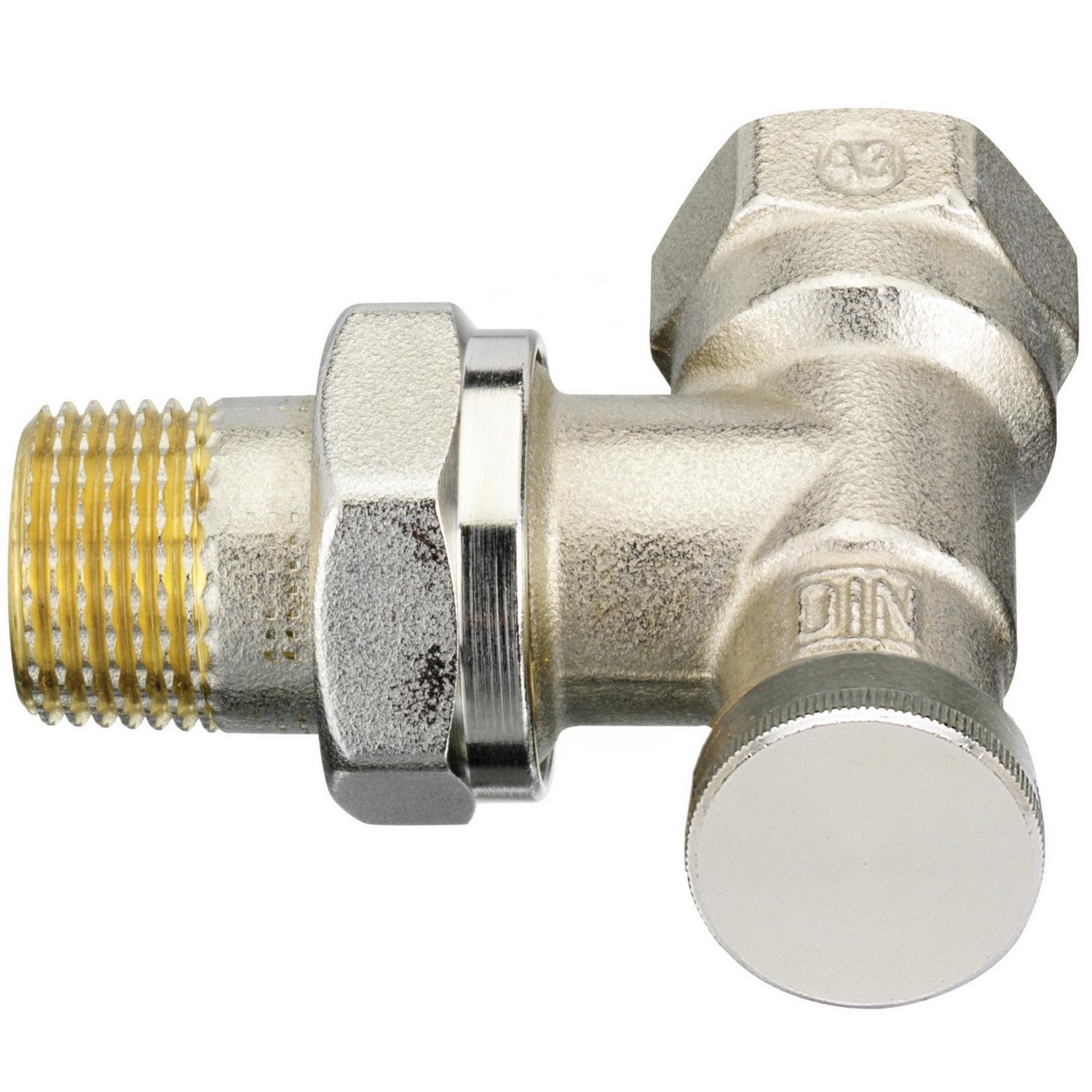 Кран балансировочный радиаторный угловой Danfoss RLV-S 003L0123 1/2"x1/2" с американкой - фото 2 Кран балансировочный радиаторный угловой Danfoss RLV-S 003L0123 1/2"x1/2" с американкой - фото 2