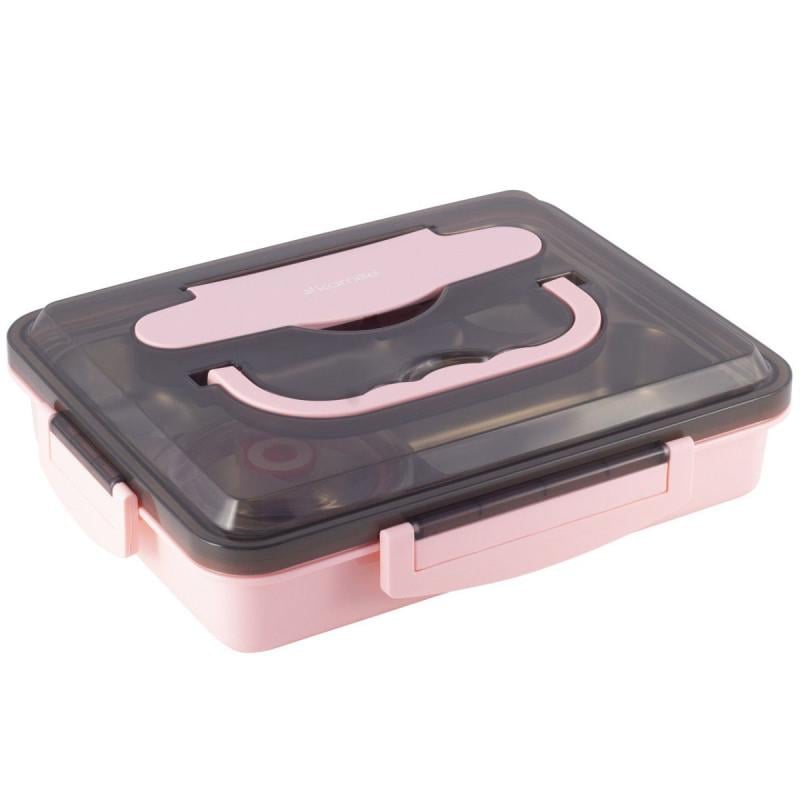 Ланч-бокс Kamille пищевой 1000 мл Розовый