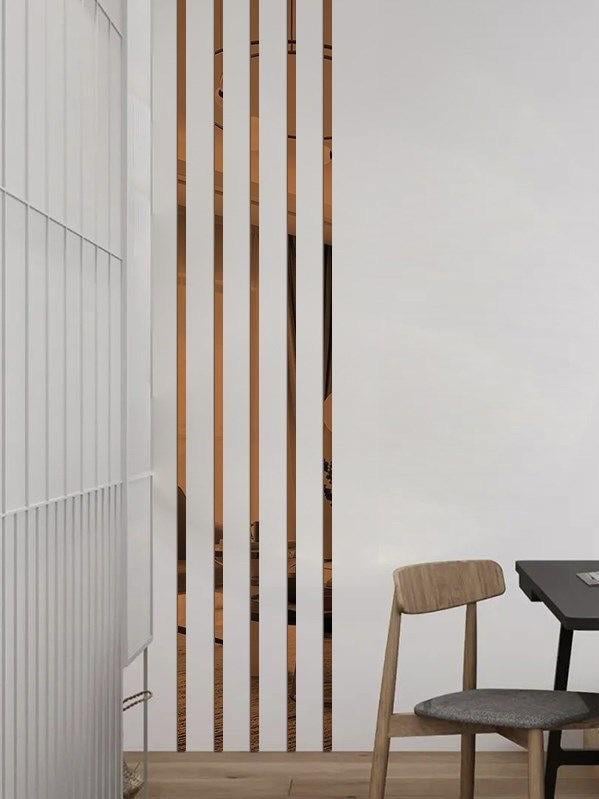 Наклейка интерьерная зеркальная Молдинг-10 на стену 1х240 см 5 шт. Бронзовый (21994130)