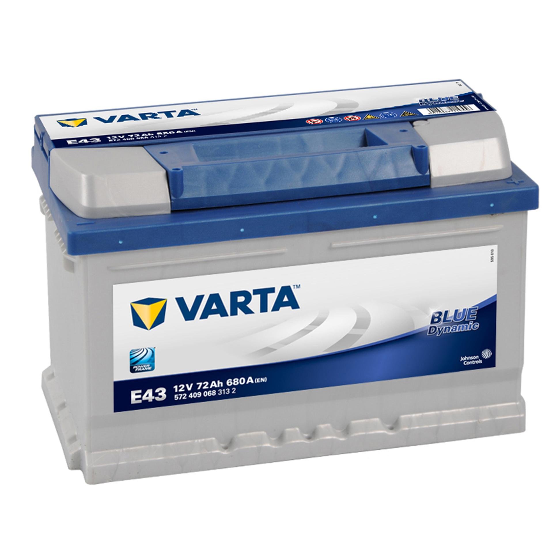 Аккумулятор Varta Blue Dynamic 72 Ah/12V 0 плюс справа