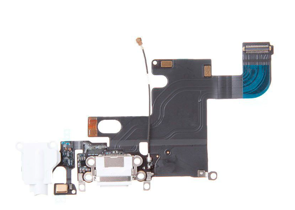 Порт зарядки iPhone 6 White (P157)